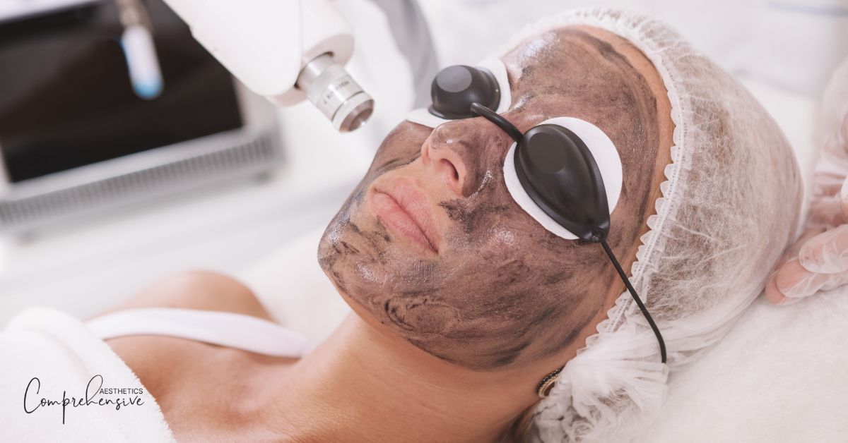 Clean, professional medical spa treatment room with neutral tones at Comprehensive Aesthetics in Cleveland